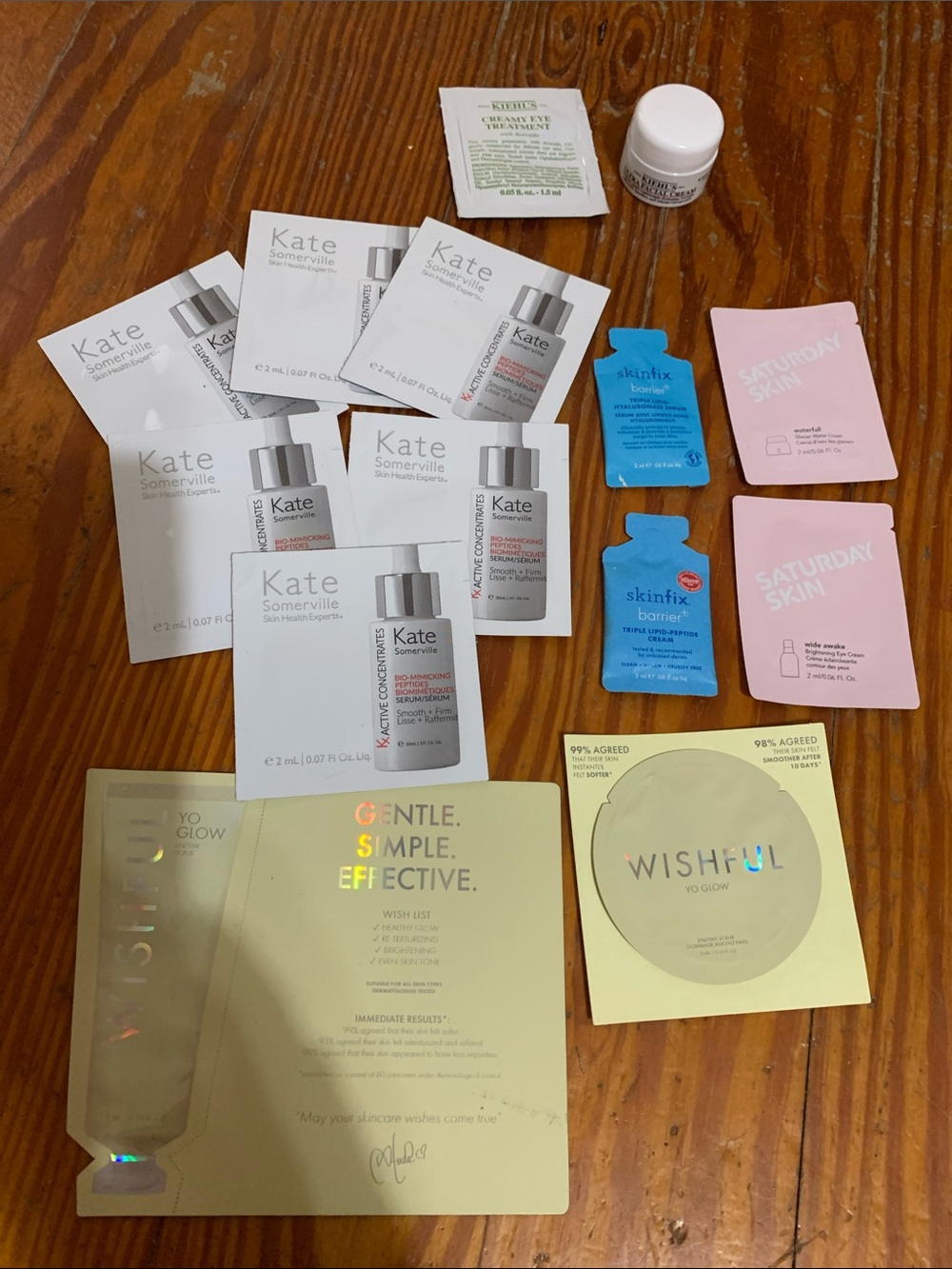 Kate Somerville Sample Kit — White, Pink, Blue